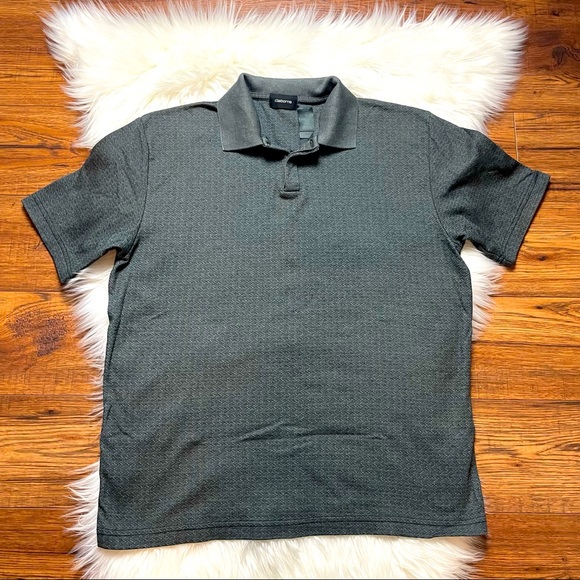 Liz Claiborne Mens Gray Collared Polo 